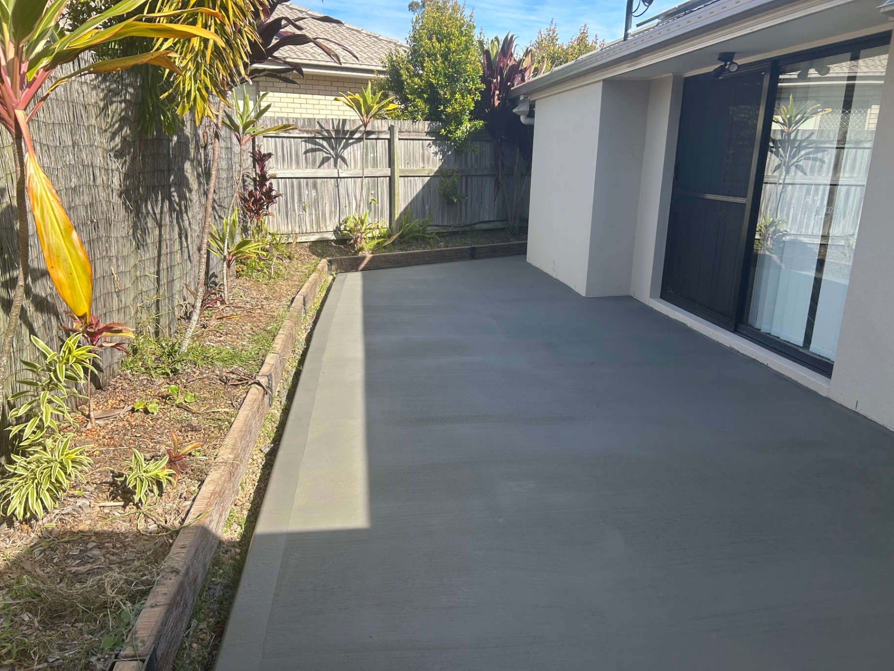 Side Yard Slab